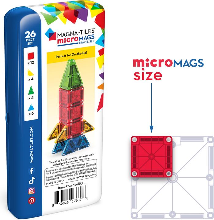 Image du produit Magna-Tiles microMags Kit de voyage