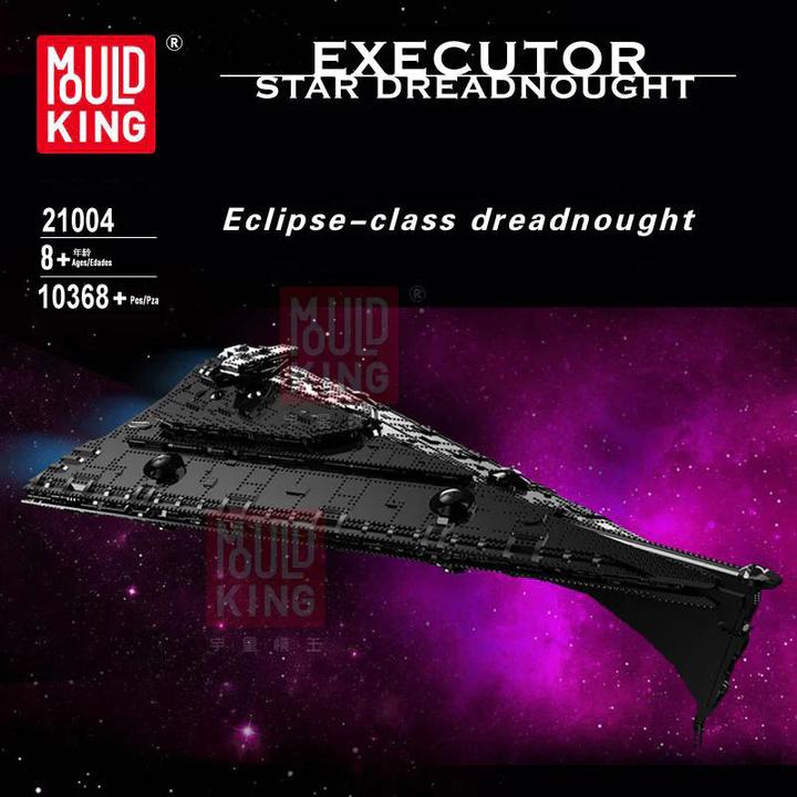 Actual product image Mould King battleship Eclipse
