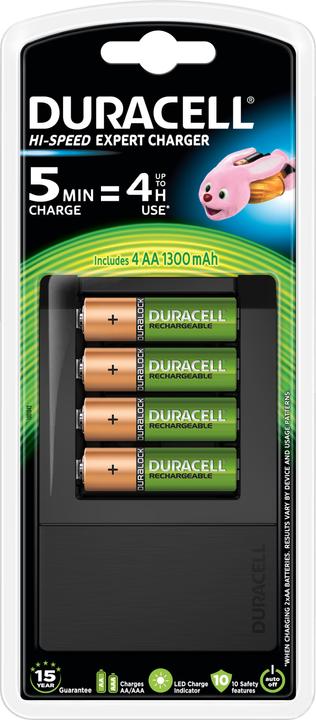 Actual product image Duracell Hi-Speed Expert Charger (4 pcs., AA, Battery + charger)