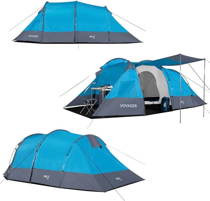 Produktbild Nils Nc3027 Voyager Camp Campingzelt (4.50 kg, 4 Personen)