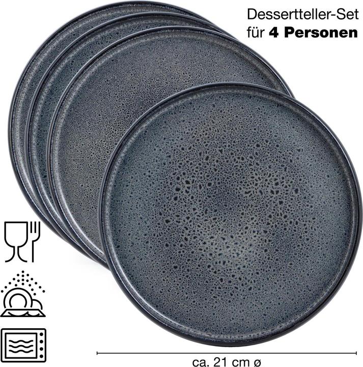 Actual product image Moritz & Moritz SOLID dessert plate (4x)