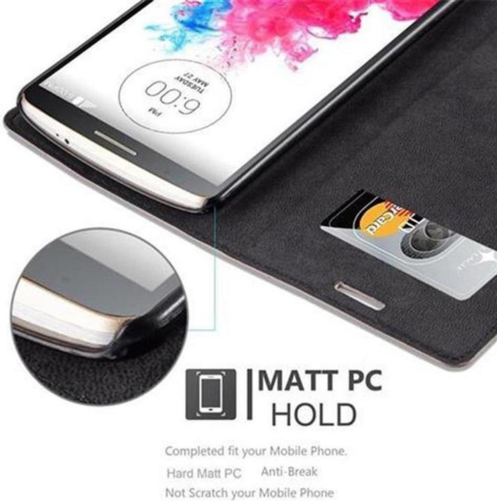 Productafbeelding Cadorabo Boek Onzichtbare Magneethoes (LG G3)
