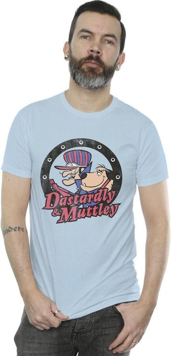 Immagine prodotto Universal Textiles Dastardly And Mutley Circle Maglietta Uomo (XL)