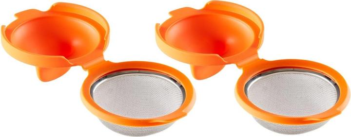 Produktbild Lékué Eier-Pochierer, 2er Set, 11x4.5x7 cm, orange
