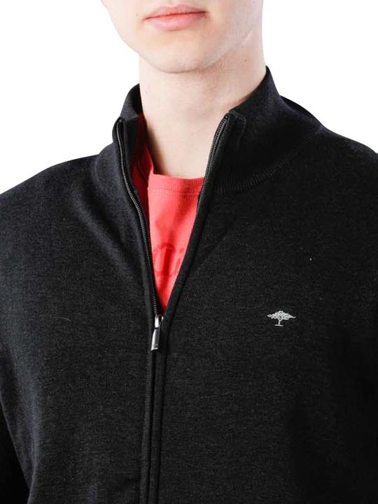 Actual product image Fynch-Hatton Cardigan-Zip Sweater charcoal (XXL)