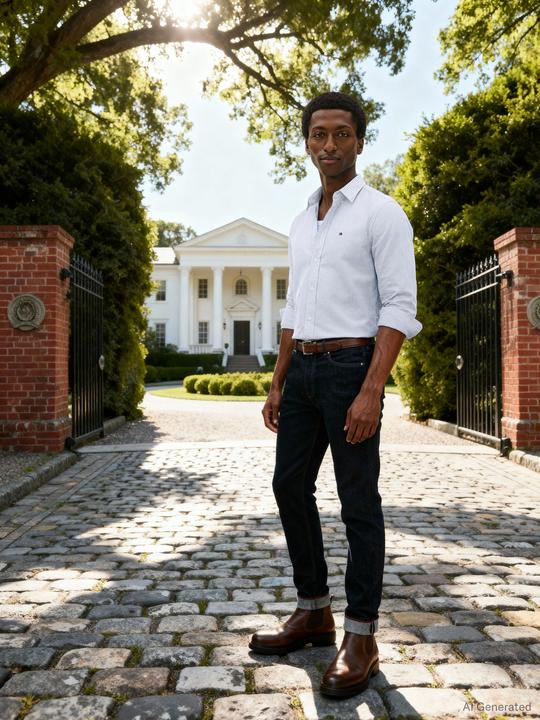 Produktbild Tommy Hilfiger Heritage Oxford Stripe (S)