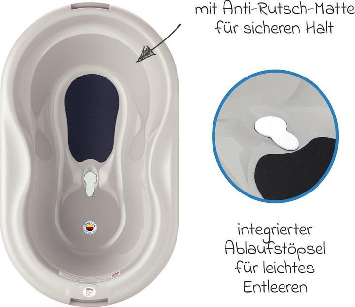 Actual product image Rotho Babydesign Babybadewannen & Badeeimer Baby-Badewanne Tilo - mit Anti-Rutschmatte