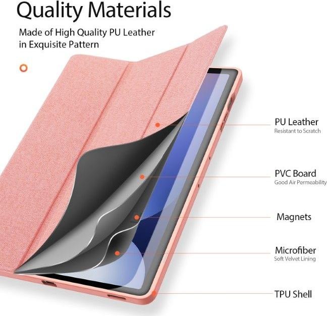 Produktbild Dux Ducis Domo Series Leder Bookcover Hülle (Galaxy Tab S9 FE+, Galaxy Tab S10+, Galaxy Tab S9+)