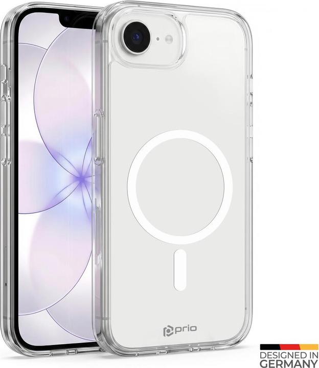 Produktbild prio Schutzhülle MAG für iPhone 17e transparent (Apple iPhone 16e, Apple iPhone 17e)