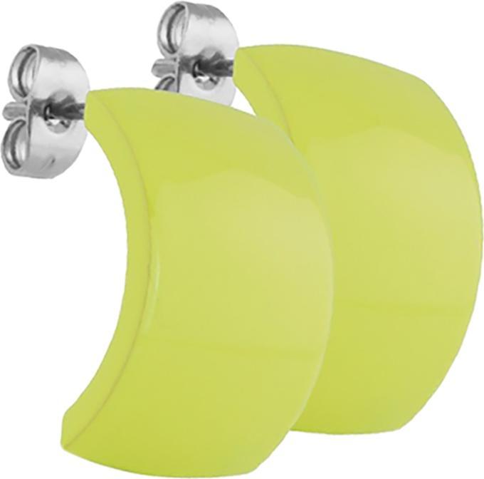 Produktbild Star Piercing Ohrstecker gelb Schild (ohne Messing, Chirurgenstahl 316L)