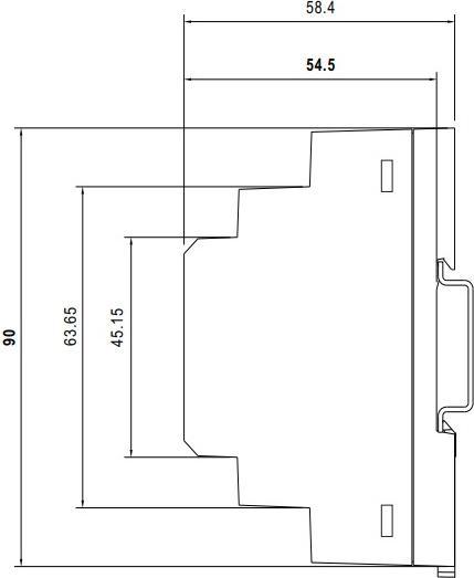 Produktbild MeanWell INDUSTRIE-NETZTEIL - 1 AUSGANG - HUTSCHIENENMONTAGE - 30 W - 24 V - 1.5 A