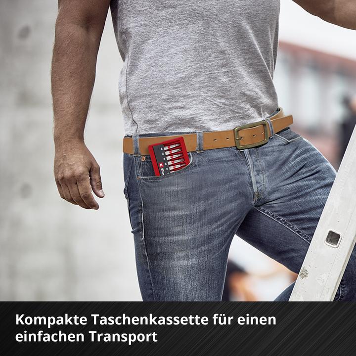 Productafbeelding Einhell Bit Taschenbox 10tlg 118643 Bit-Set TORX, PH, PZ, Innen-Sechskant (Inbus)