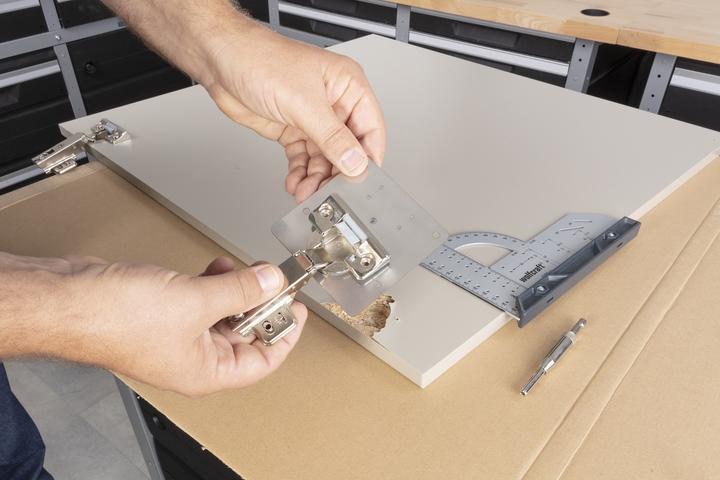 Actual product image wolfcraft 1 Rep. mounting plate set for cup hinge