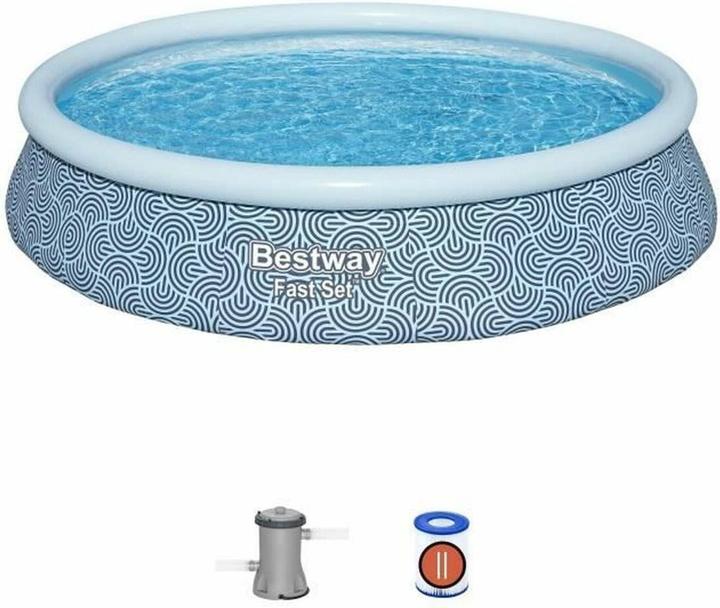 Bestway Aufblasbarer Pool Blau 396 x 84 cm
