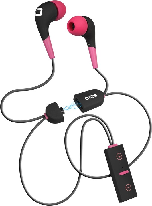 Actual product image SBS Bluetooth in-ear magnetic earphones