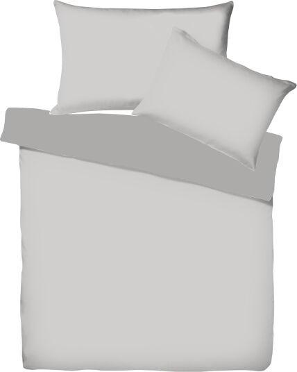Immagine prodotto Living Home Uni Satin Doubleface (Set di biancheria da letto, 155 x 220 cm, 80 x 80 cm)