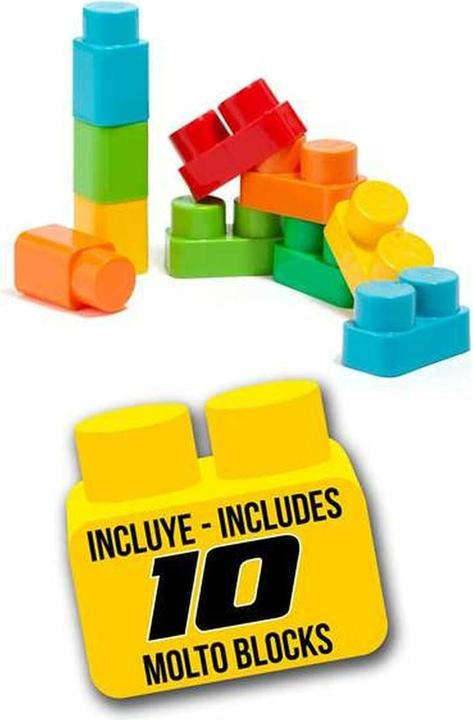 Image du produit Molto Déambulateur jaune avec 10 blocs