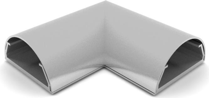 Actual product image Multibrackets Aluminum cable angle cable channels (Cable hole, 1 cm)