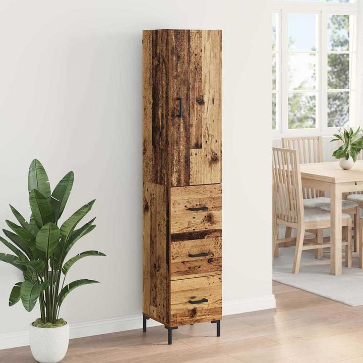 Produktbild vidaXL Modernes Highboard (34 x 34 x 180 cm)