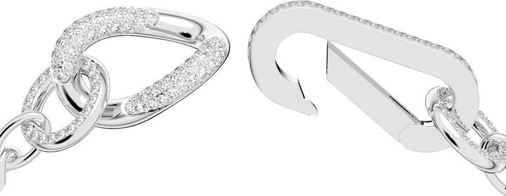 Immagine prodotto Swarovski Bracciale Dextera Pavé Argento L (19.50 cm, Metallo Swarovski)