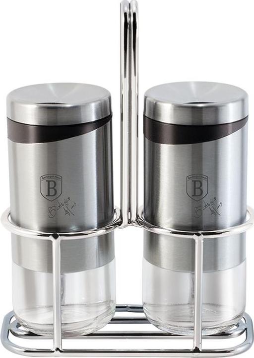 Actual product image BerlingerHaus Salt and pepper shaker set chrome steel (Pepper, Salt)