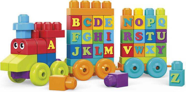 Actual product image Mega Bloks ABC Learning Train (60 pieces)