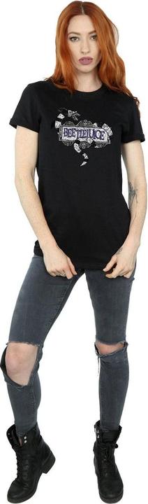 Produktbild Beetlejuice Sandwurm Logo Baumwolle Boyfriend TShirt (3XL)