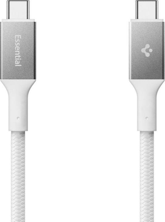 Produktbild Spigen Essential USB C to USB C 100W Cable white EB10010CC (1 m, USB 3.2 Gen 1, 100 W)