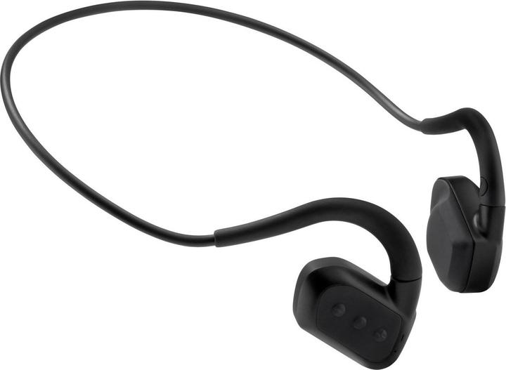 Actual product image Evolveo BonePro schwarz / kabelloser Wangenknochen-Kopfhörer / Bluetooth / MP3 / 32 GB / IP68 (Wireless)