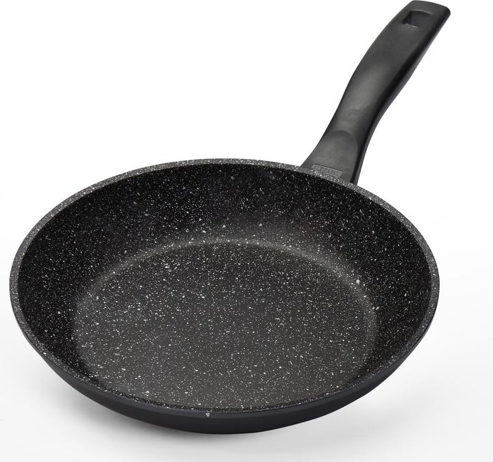 Produktbild Stoneline Made in Germany pan 19046 Frying, Diameter 24 cm, Suitable for induction hob, Fixed handle, Anthraci (Bratpfanne, Aluminium, 24 x 4.60 cm)