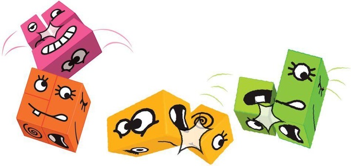 Actual product image HCM Kinzel HCM55171 - Cubeez - Board game, 2-4 players, ages 6+ (DE edition) (German, Italian, English, French)