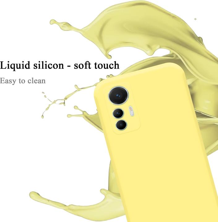 Actual product image Cadorabo TPU Liquid Silicone Case Cover for Xiaomi 12 LITE (Xiaomi 12 Lite)