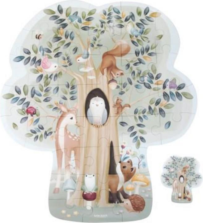 Actual product image Little Dutch Forest Friends floor puzzle (37 pieces)