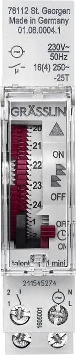 Actual product image Elbro REG timer talento 111 mini, on-off timer, sealable