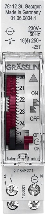 Immagine prodotto Elbro Timer AMD talento 111 mini, On-Off-Timer, piombabile