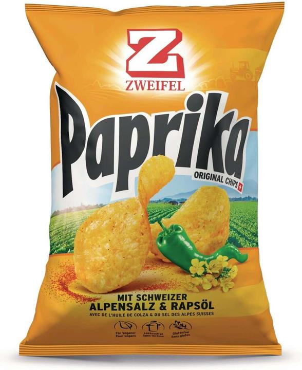 Image du produit Zweifel Original Chips Paprika (600 g, 20 pcs)