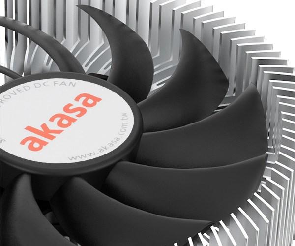 Actual product image Akasa AK-CC6601EP01 Low Profile CPU Cooler - Socket LGA 1700 (26.92 mm)