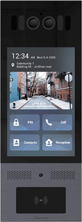 Immagine prodotto Akuvox Videocitofono IP multi-tenant X915S con riconoscimento facciale, codice QR, BLE, touchscreen da 8".