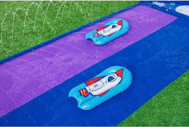 Productafbeelding Bestway H2OGO! Lunar Launch 2-baans dubbele waterglijbaan 4,88 m (4.88 m)