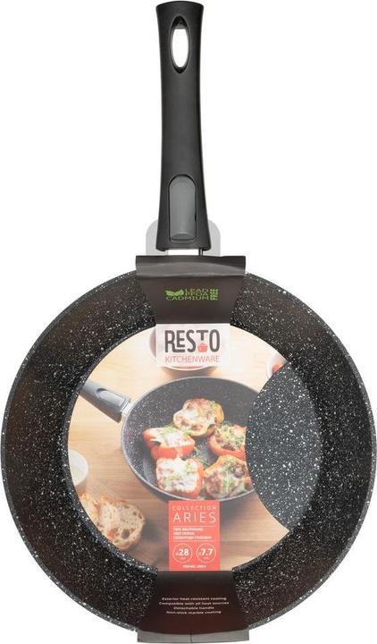 Actual product image Resto Kitchenware Frying pan 'Aries (28 cm, Casserole + Stewpot, Aluminium)