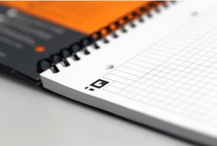 Actual product image Oxford Spiral Book (A4+, Checked, Soft cover)