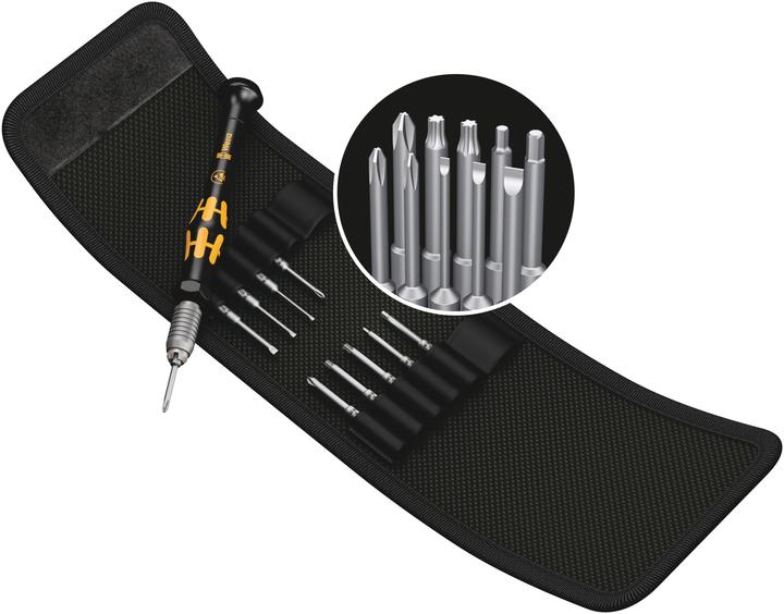 Actual product image Wera Kraftform Kompakt Micro-Set ESD/11 (Cross recess, Pin-torx)