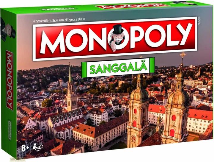Actual product image Hasbro Monopoly St. Gallen (German)