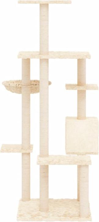 Produktbild vidaXL Kratzbaum (142 cm, Creme)