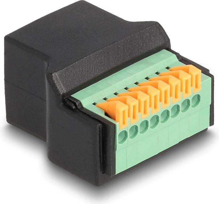 Produktbild Delock Buchse RJ45 zu Terminalblock, 1 Stück (RJ45, RJ45 (1x))