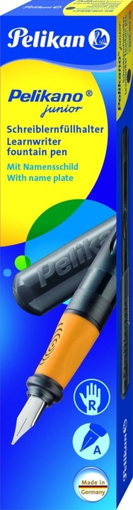 Actual product image Pelikan PELIKANO-JUNIOR - fountain pen (Black, 1 x)