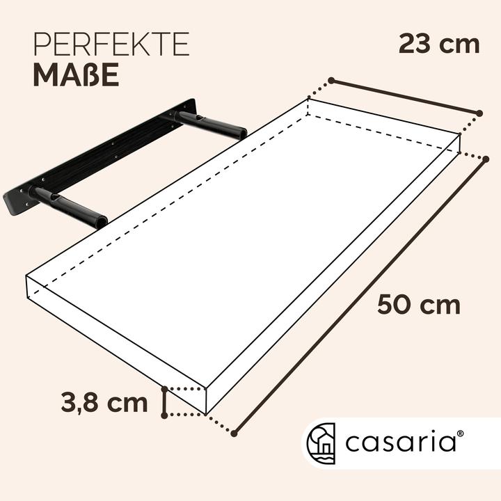 Actual product image Casaria Wall shelf (50 x 23 x 4 cm)