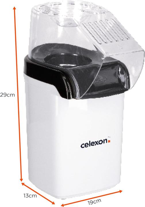 Produktbild Celexon CinePop CP150 Popcornmaschine inkl. Deckel zur Dosierung Fuellmenge ca. 50g Mais
