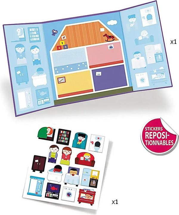 Produktbild Djeco Stickerbilder Haus