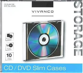 Immagine prodotto Vivanco Custodia sottile per CD/DVD